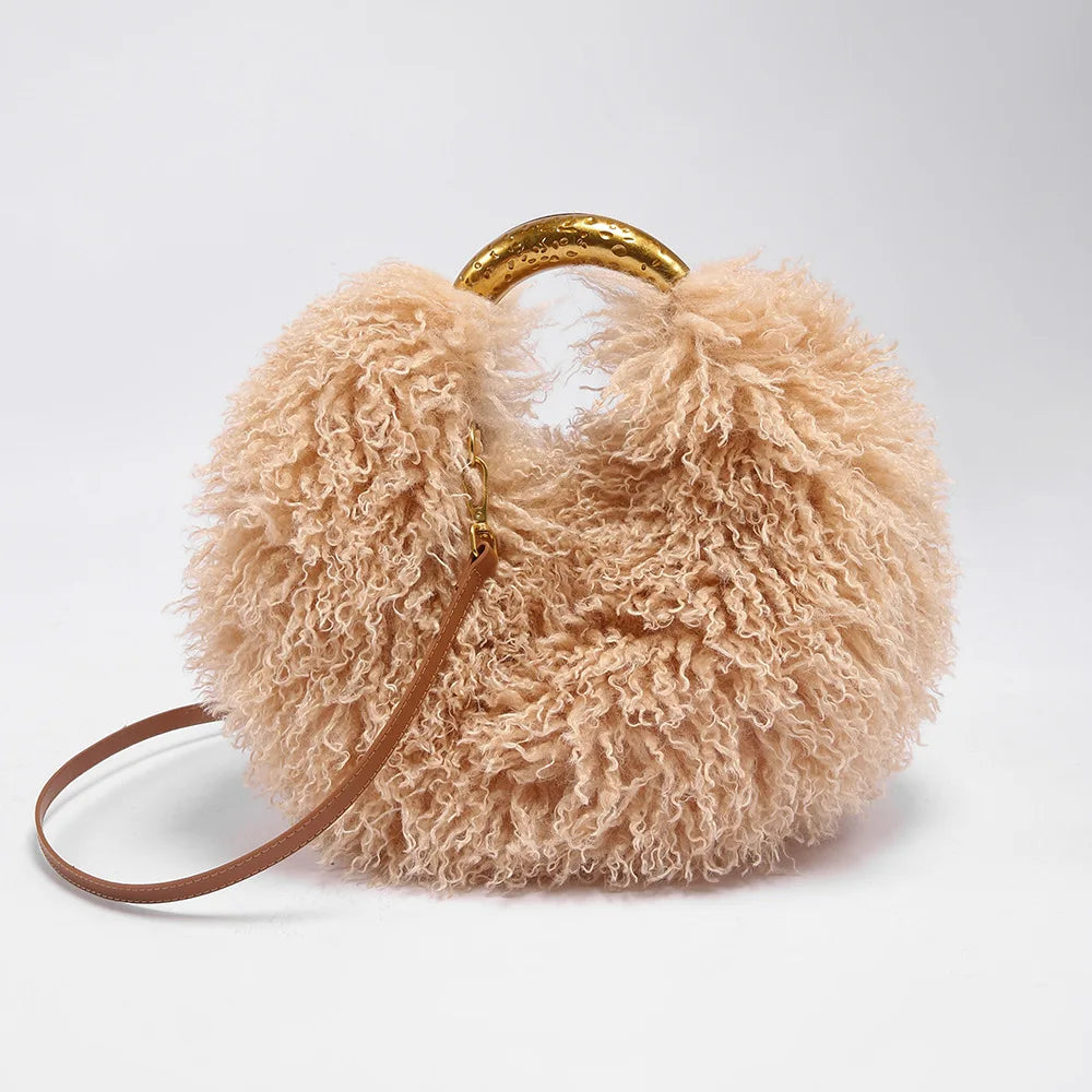Lucia Plush Handbag