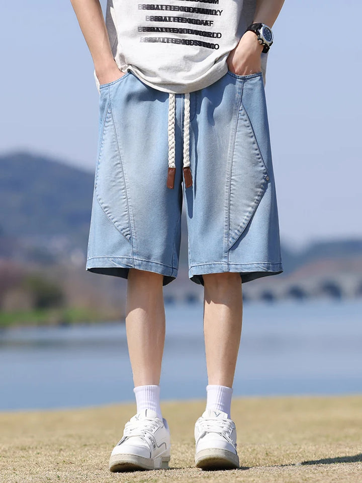 Vertex Washed Denim Shorts