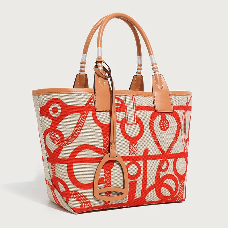 Carra Print Market Tote