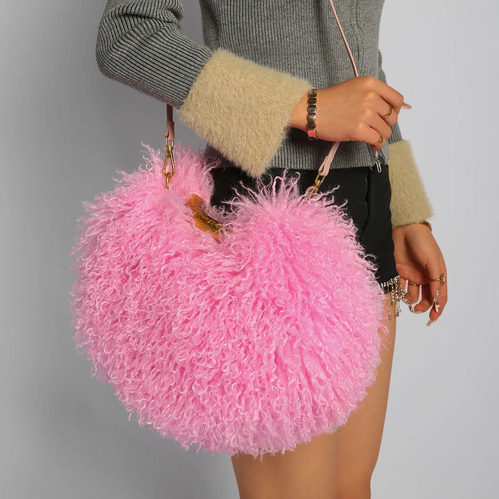 Lucia Plush Handbag
