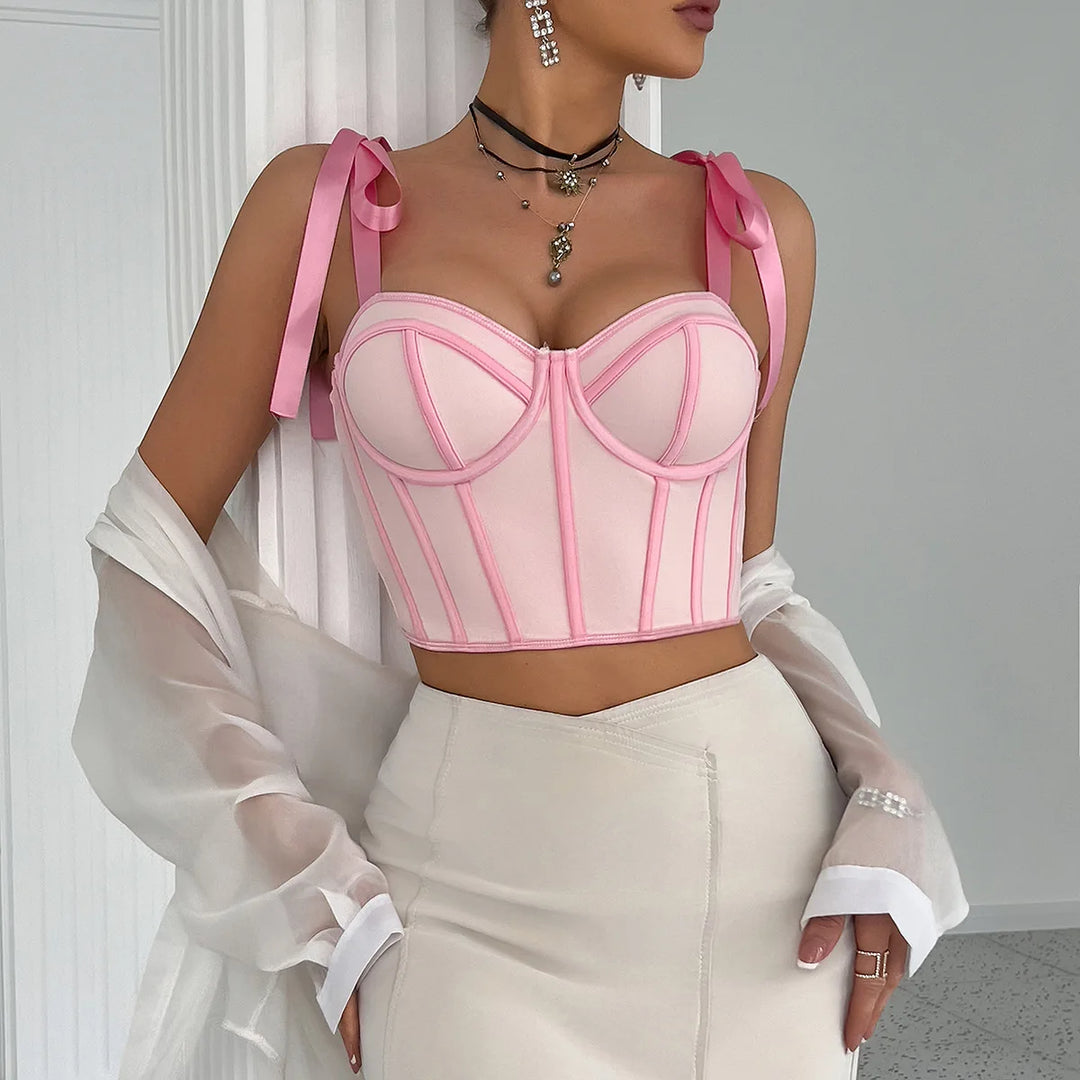 Roxie Ribbon Corset Top