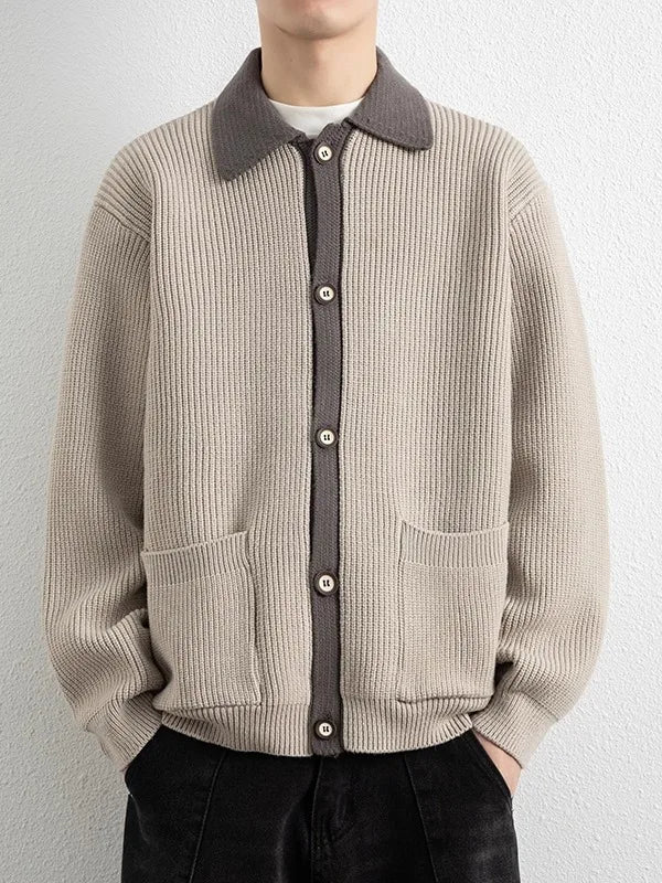 Barron Two-Tone Cardigan