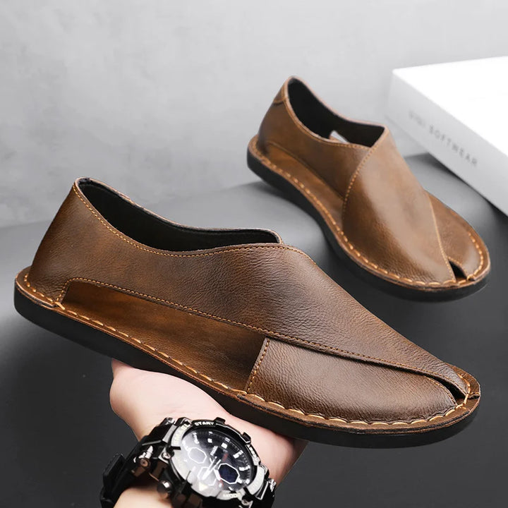 Averro Leather Slip-Ons