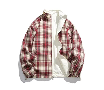 Men's Reversible Plaid Jacket