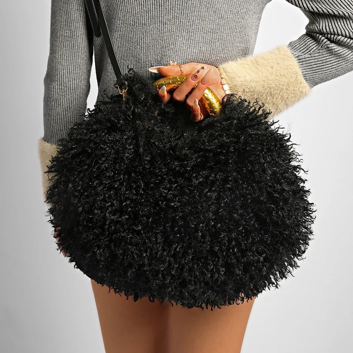 Lucia Plush Handbag