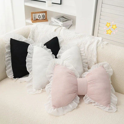 Bow Bliss Throw Pillow