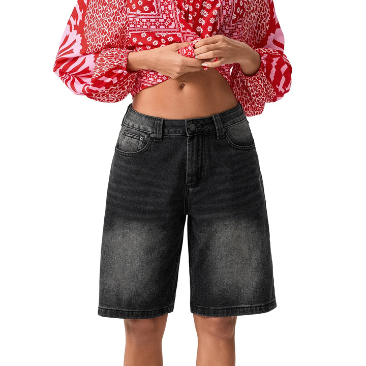 Olivette Bermuda Denim Shorts