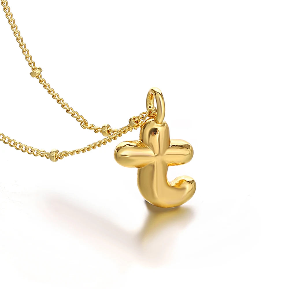 Bubble Letter Necklaces