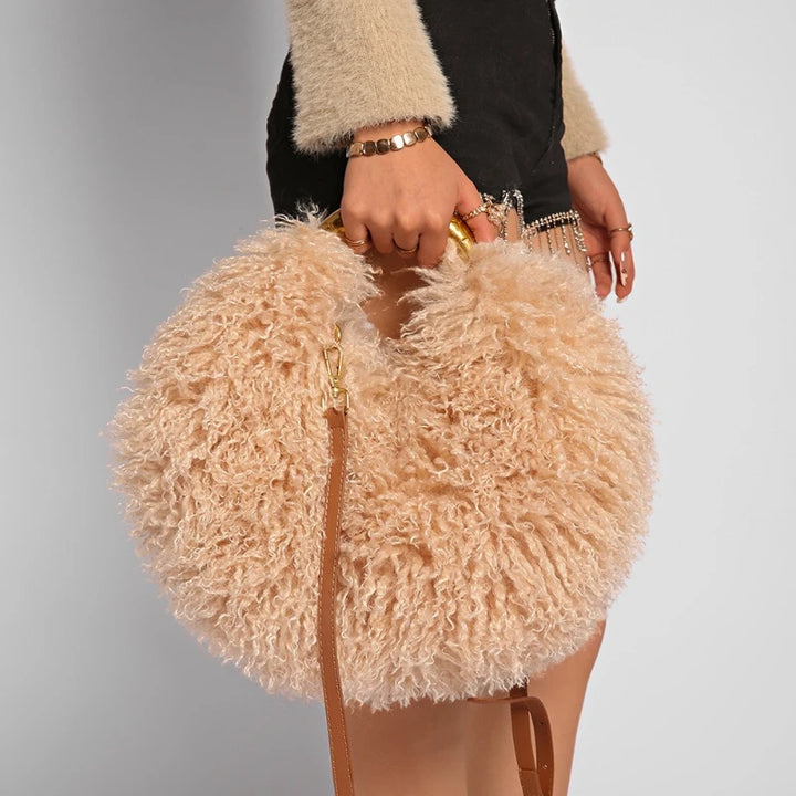 Lucia Plush Handbag