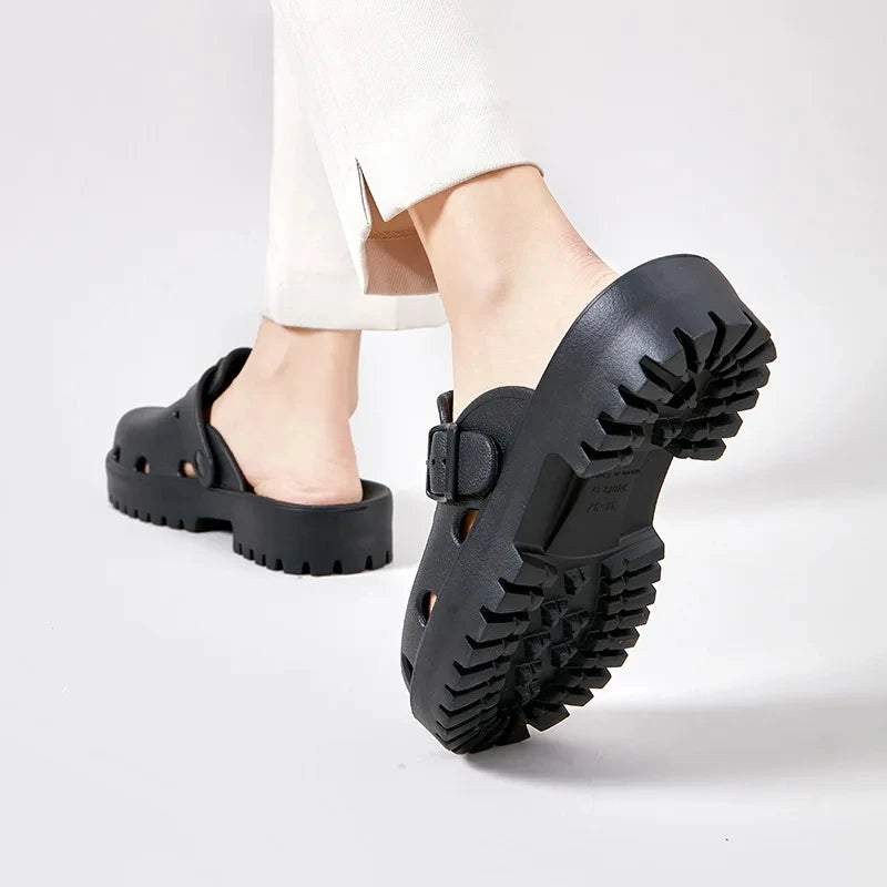 Daisy Buckle Clogs