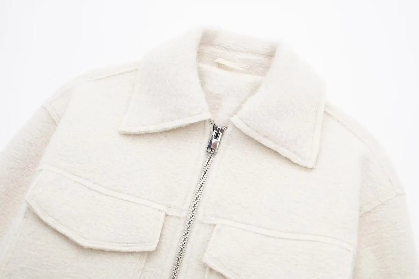 Vintage Chic Zip-Up Jacket