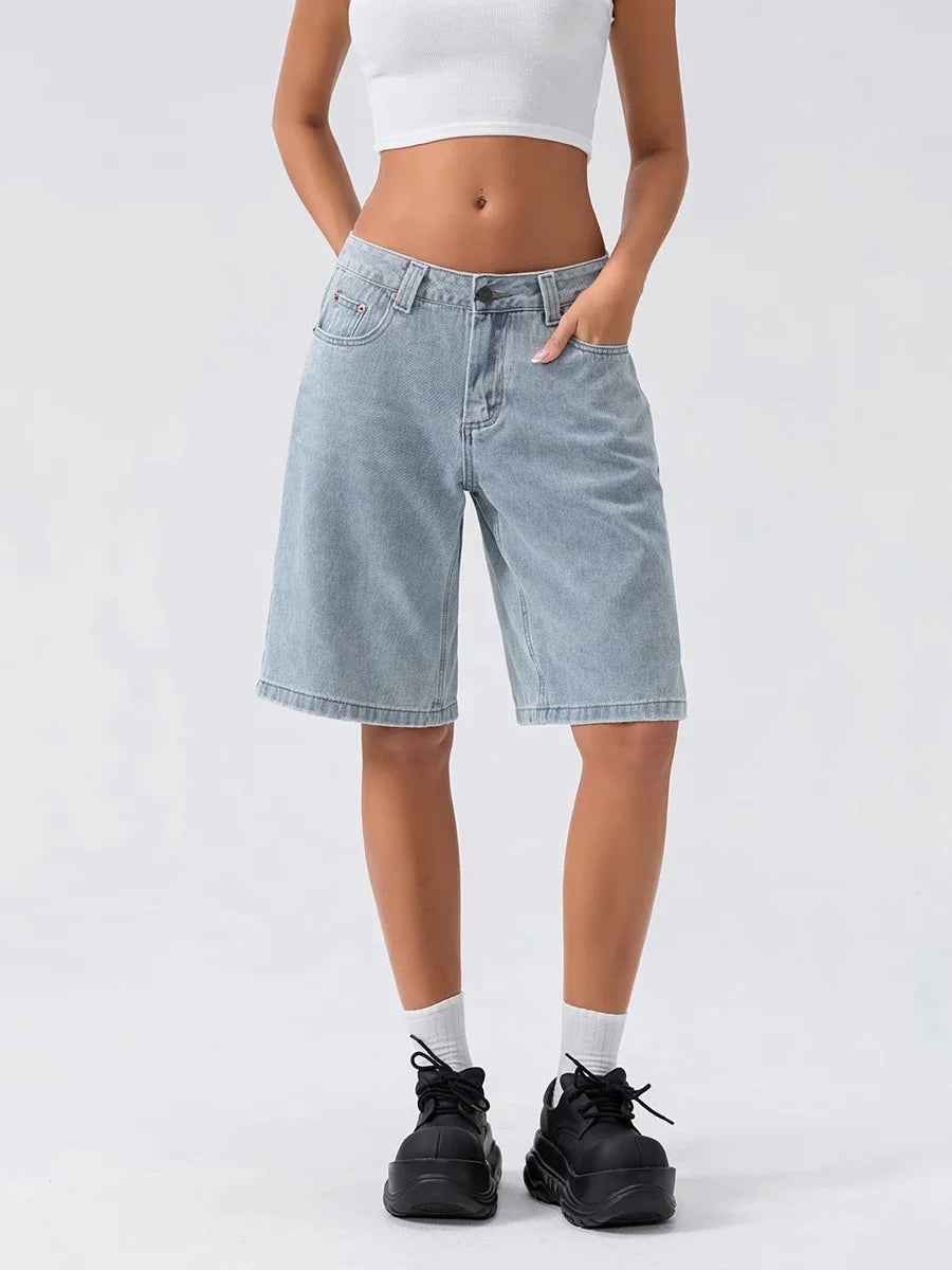Olivette Bermuda Denim Shorts