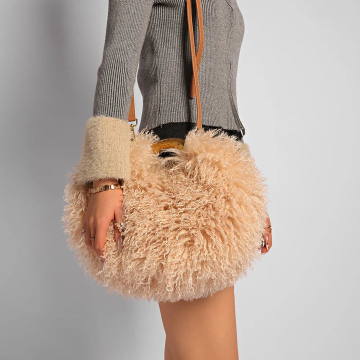 Lucia Plush Handbag