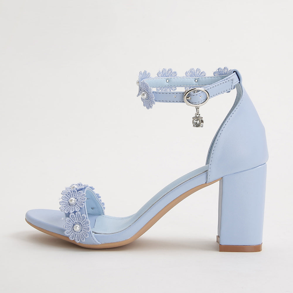 Cher Floral Heels