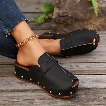 Nola Open Toe Mules