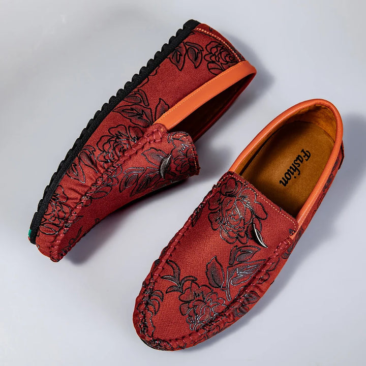 Wolfe Embossed Loafers