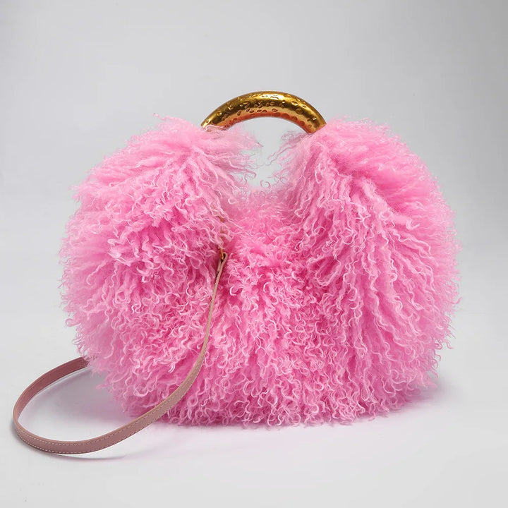 Lucia Plush Handbag