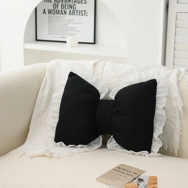 Bow Bliss Throw Pillow