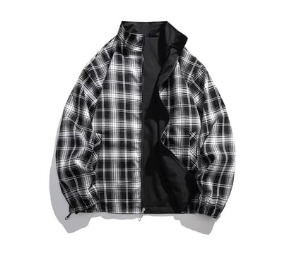 Men's Reversible Plaid Jacket