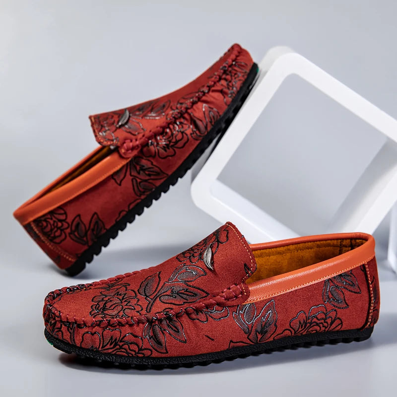 Wolfe Embossed Loafers