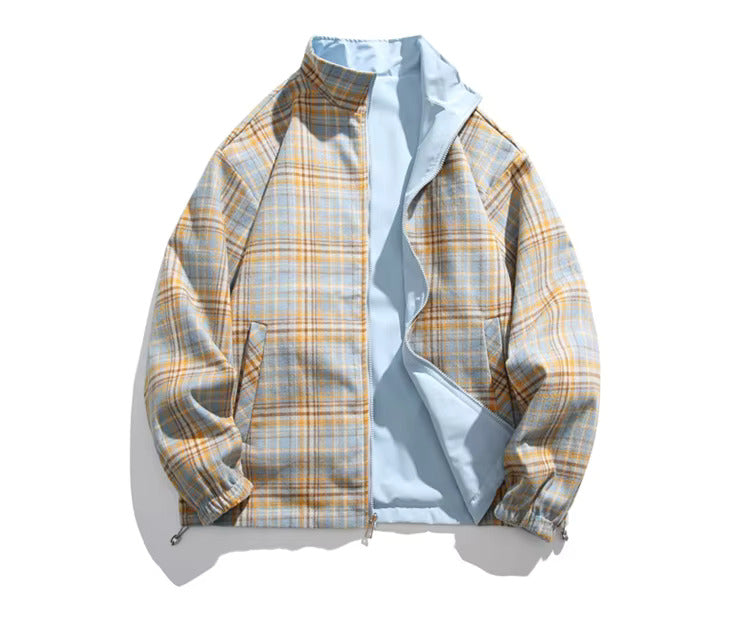 Men's Reversible Plaid Jacket