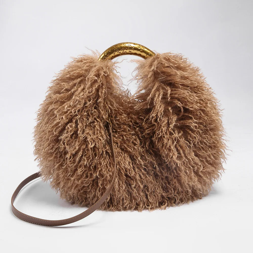 Lucia Plush Handbag