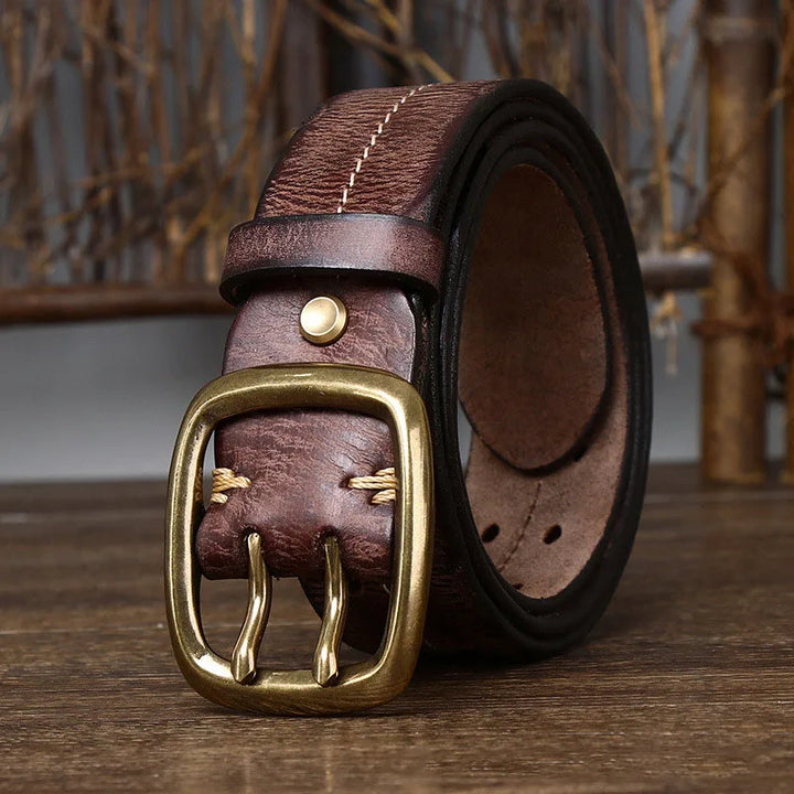 Brassline Genuine Leather Belt