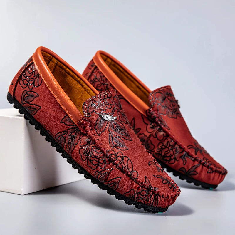 Wolfe Embossed Loafers