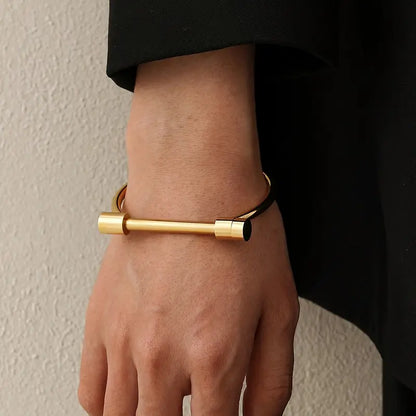 Gilded Torque Bangle