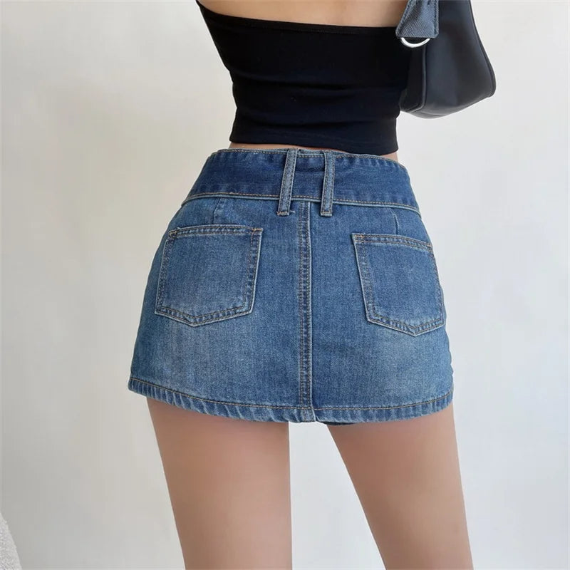 Bella Buckle Mini Skirt