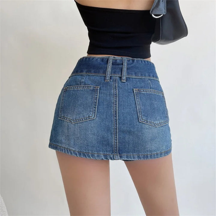 Bella Buckle Mini Skirt